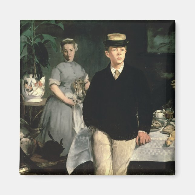 Manet | Mittagessen im Studio, 1868 Magnet (Vorne)