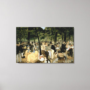 Manet   Musik in den Tuileries Gärten, 1862 Leinwanddruck
