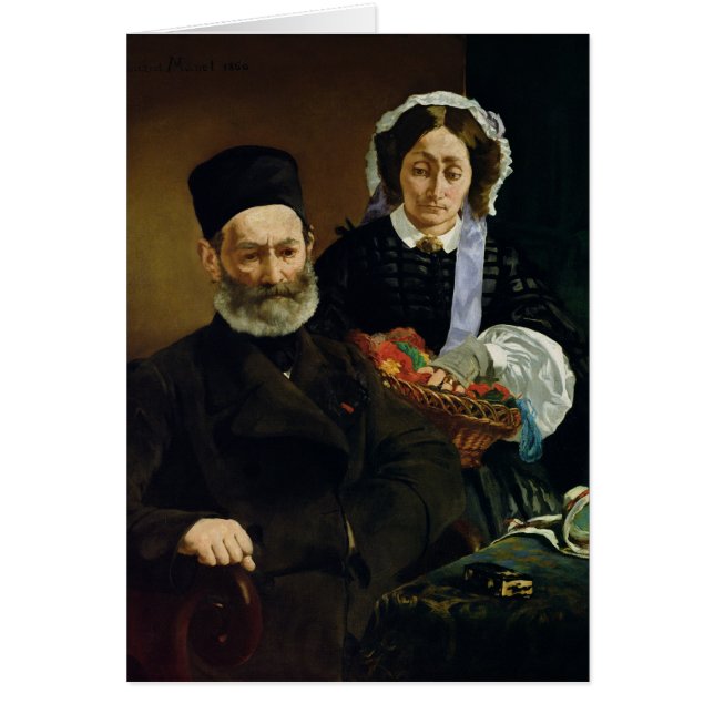 Manet | Portrait von M und Frau Auguste Manet (Vorne)