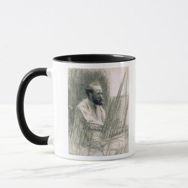 Manet | Porträt von Edouard Manet an seinem Tasse (Links)