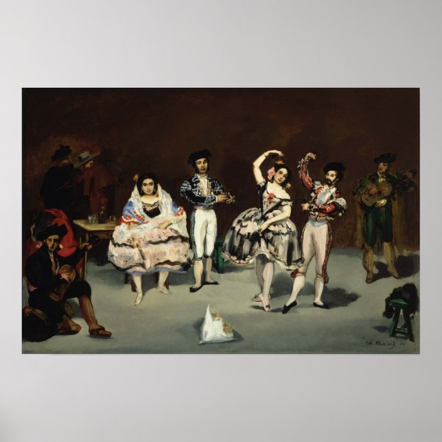 Manet - Spanisches Ballett Poster (Vorne)