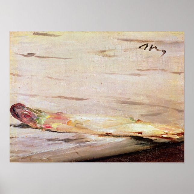 Manet | Spargel, 1880 Poster (Vorne)