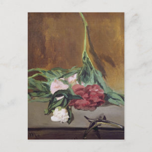 Manet Stem of Peonies and Secateurs, c.1864 Postkarte