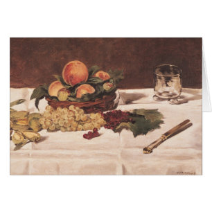 Manet Still Life: Fruit on a table, 1864
