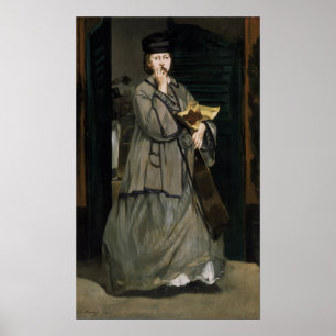 Manet - Straßenmusikantin Poster
