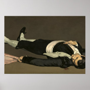 Manet   The Dead Toreador, c.1864 Poster