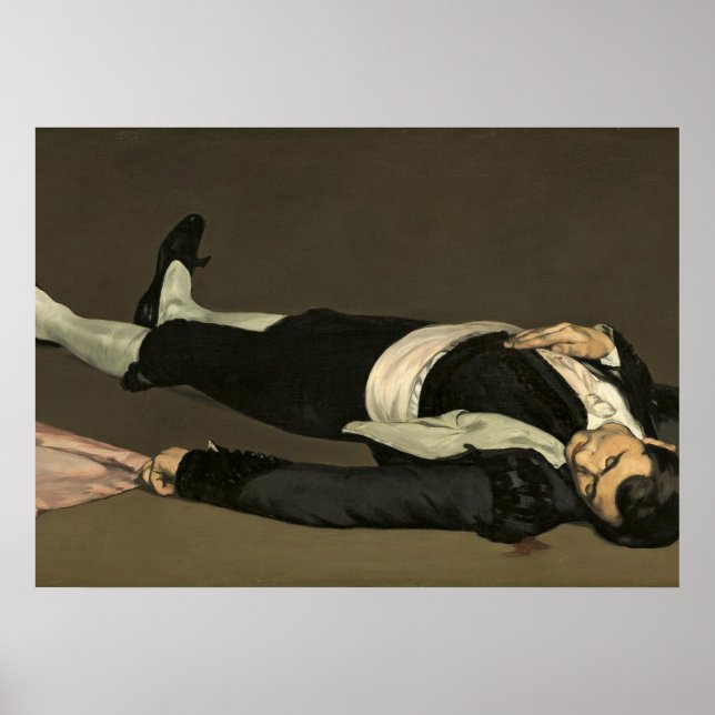 Manet | The Dead Toreador, c.1864 Poster (Vorne)