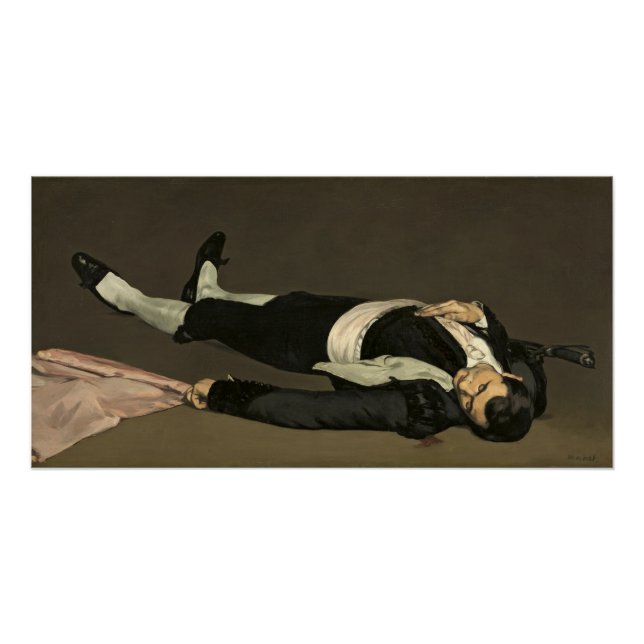 Manet | The Dead Toreador, c.1864 Poster (Vorderseite)