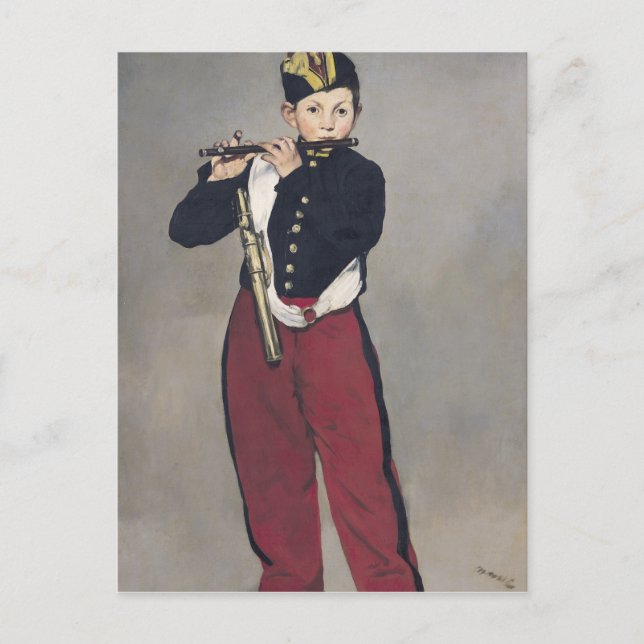 Manet | The Fifer, 1866 Postkarte (Vorderseite)