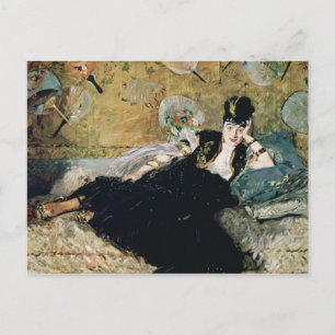 Manet The Lady with Fans Postkarte