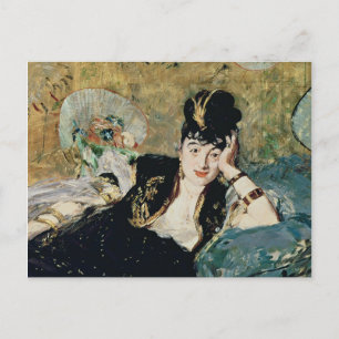 Manet The Lady with Fans Postkarte