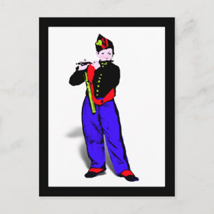 Manets kleiner Flutist ala Postkarte