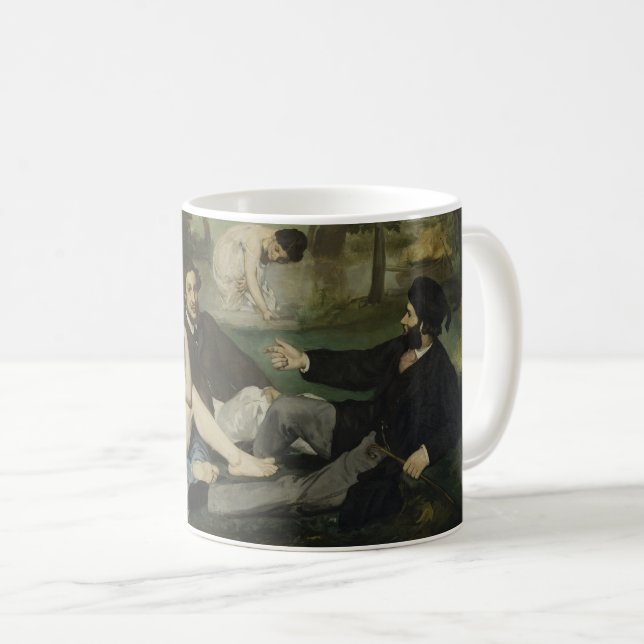 Manet's The Luncheon auf dem Gras Kaffeetasse (VorderseiteRechts)