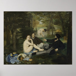Manet's The Luncheon auf dem Gras Poster