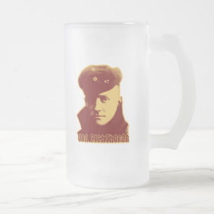 Manfred Von Richthofen Mattglas Bierglas