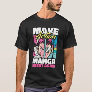 Manga Action Anime Otaku Kawaii Cosplay Japanisch T-Shirt