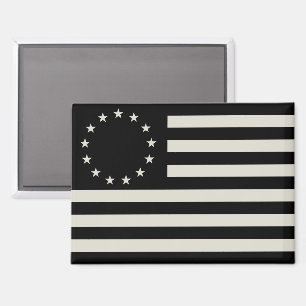 Manga, Betsy Ross Flag oder Circle American Flag Magnet