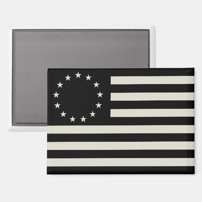 Manga, Betsy Ross Flag oder Circle American Flag Magnet (Vorderseite/Rückseite)