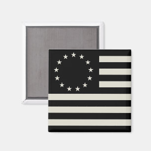 Manga, Betsy Ross Flag oder Circle American Flag Magnet