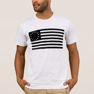 Manga, Betsy-Ross-Flagge oder Kreis-Amerikanische- T-Shirt