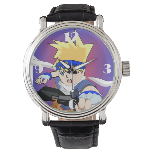 Manga Boy Watch Armbanduhr (Vorderseite)
