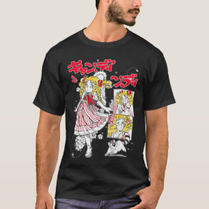 Manga Candy Candy Cartoon Japanisch 80er Retro Vin T-Shirt