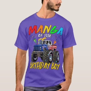 Manga Der Geburtstag Junge Monster Truck Geburtsta T-Shirt