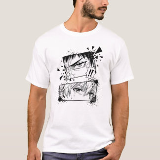 Manga Eyes T-Shirt – Intensive Anime-Ausdruckstafe