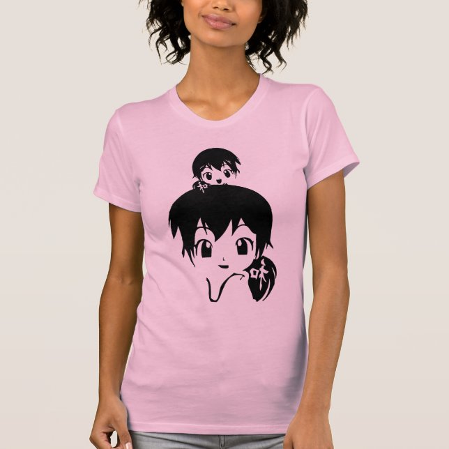 manga Familie T-Shirt (Vorderseite)