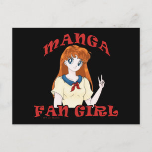 Manga Fan Girl Postkarten