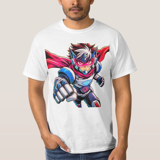 Manga Fighter T-Shirt (Vorderseite)