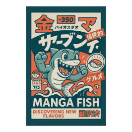 Manga-Fisch Poster