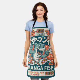 Manga-Fisch Schürze