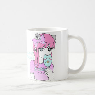 Manga girl ice cream summer cute tasse
