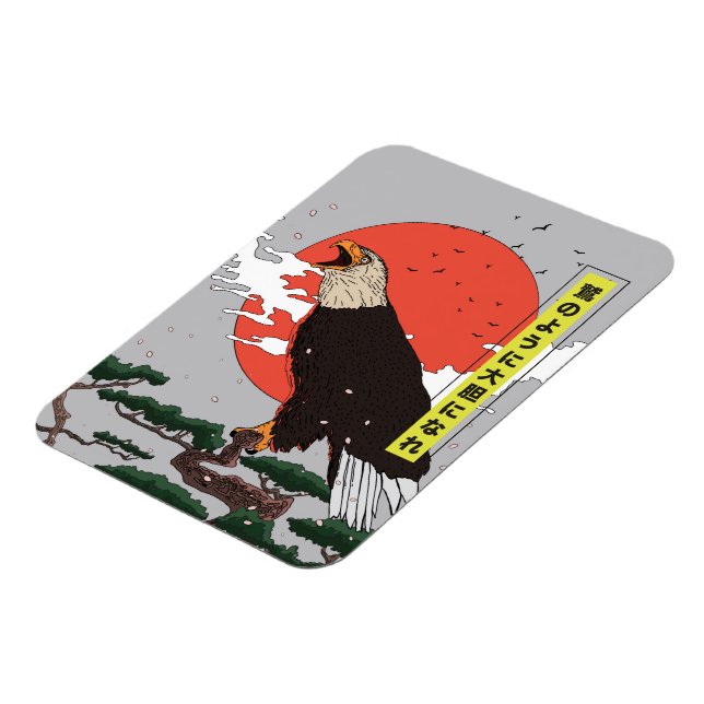 Manga Golden Eagle Magnet (Linke Seite)