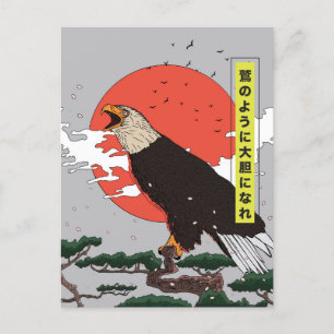 Manga Goldener Adler Postkarte