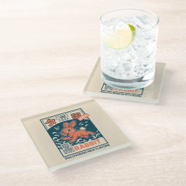 Manga-Hase Glasuntersetzer