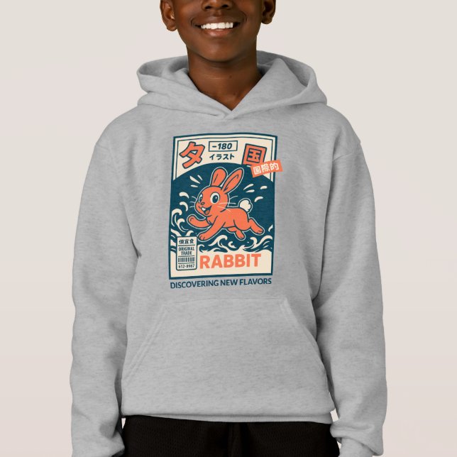 Manga-Hase Hoodie (Vorderseite)