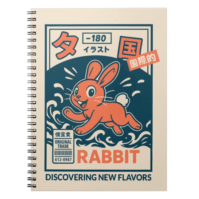 Manga-Hase Notizblock (Vorderseite)