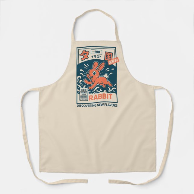 Manga-Hase Schürze (Vorderseite)