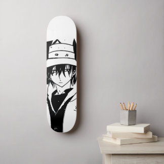 Manga im Stil berühmter Kunst Skateboard