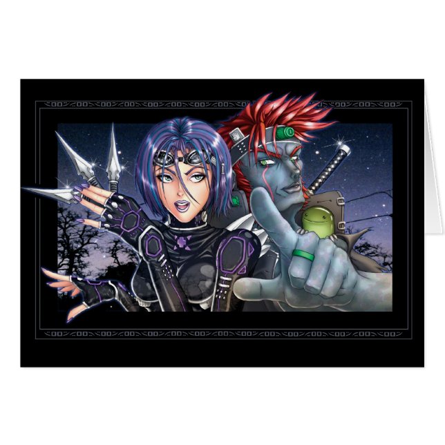 Manga Krieger (Vorderseite (Horizontal))