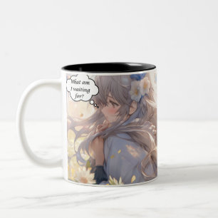 Manga-Mini-Streifen Zweifarbige Tasse