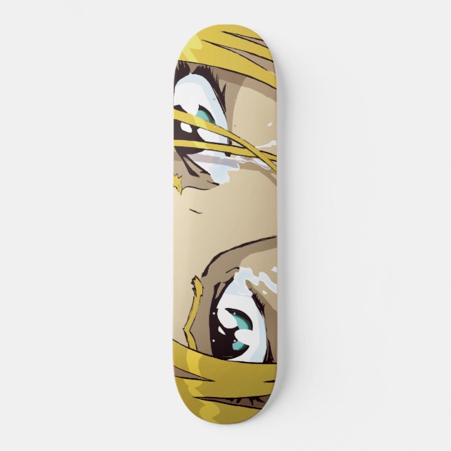 Manga mustert Skate-Brett Skateboard (Vorderseite)