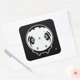 Manga seltsames Kind Ding 2,1 Quadrataufkleber Quadratischer Aufkleber