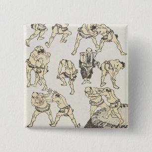 Manga: Studien von Gesten und Lagen des Wringens Button