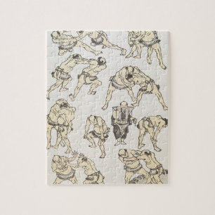 Manga: Studien von Gesten und Lagen des Wringens Puzzle