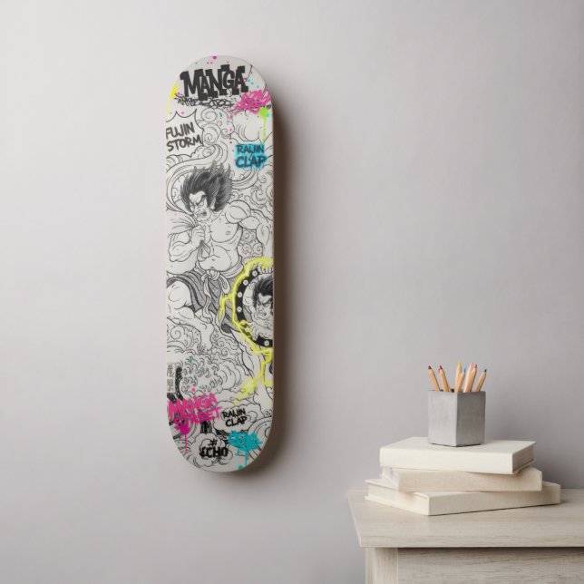 Manga Style Japanese Art for Skateboard & Stickers (Wandkunst)