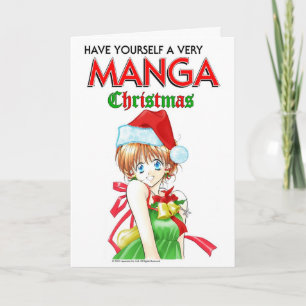 Manga University's Manga Weihnachtskarte 2021 Feiertagskarte