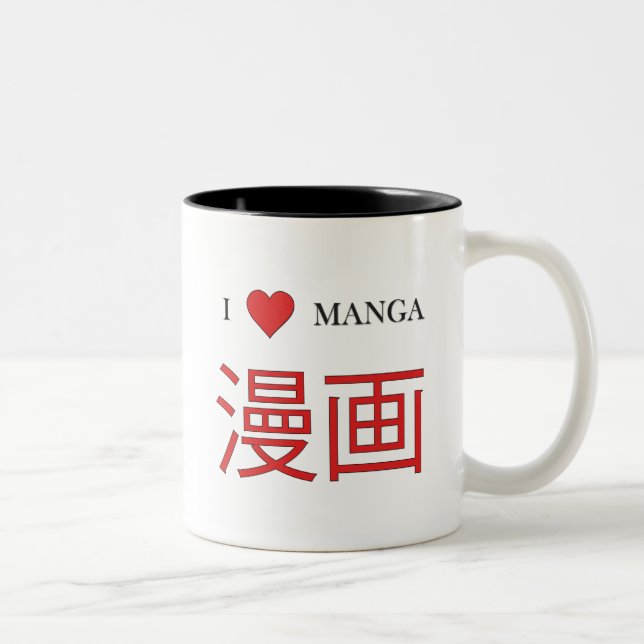 Manga Zweifarbige Tasse (Rechts)